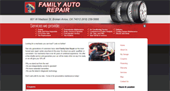 Desktop Screenshot of familyautorepairba.com